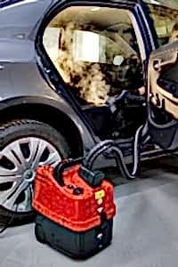 Химчистка авто паром