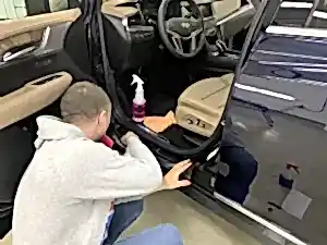 Частична защита кузова пленкой